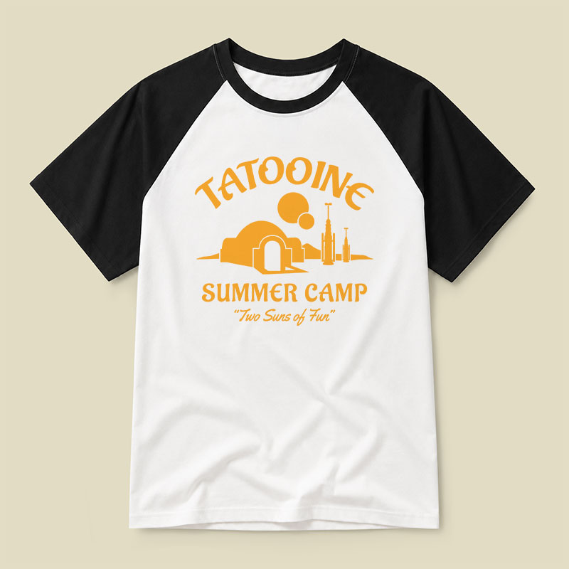 Two Suns of Fun Raglan T-shirt