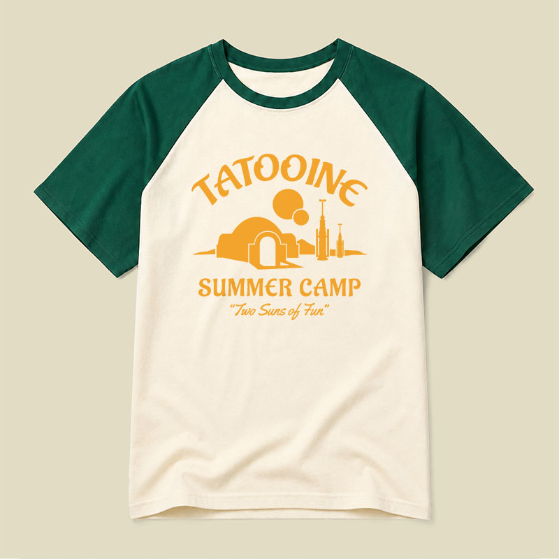 Two Suns of Fun Raglan T-shirt