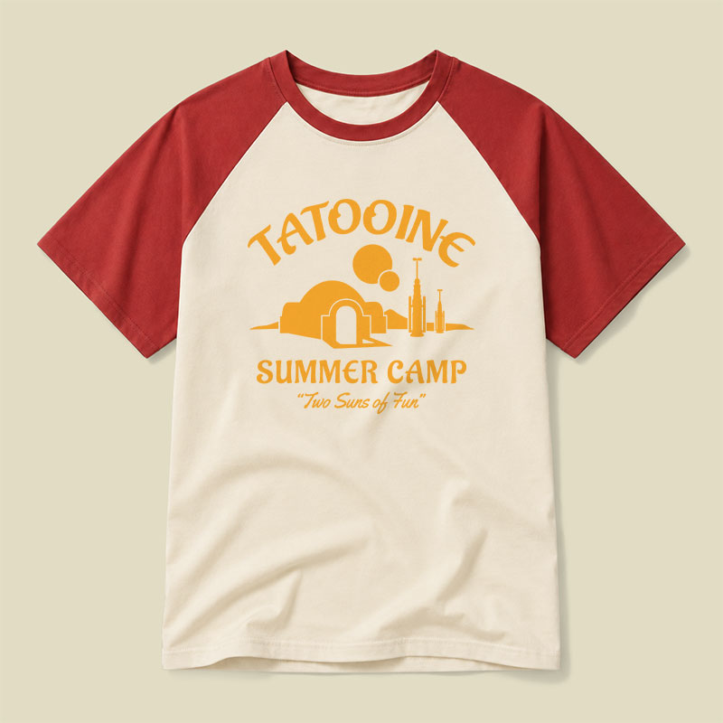 Two Suns of Fun Raglan T-shirt