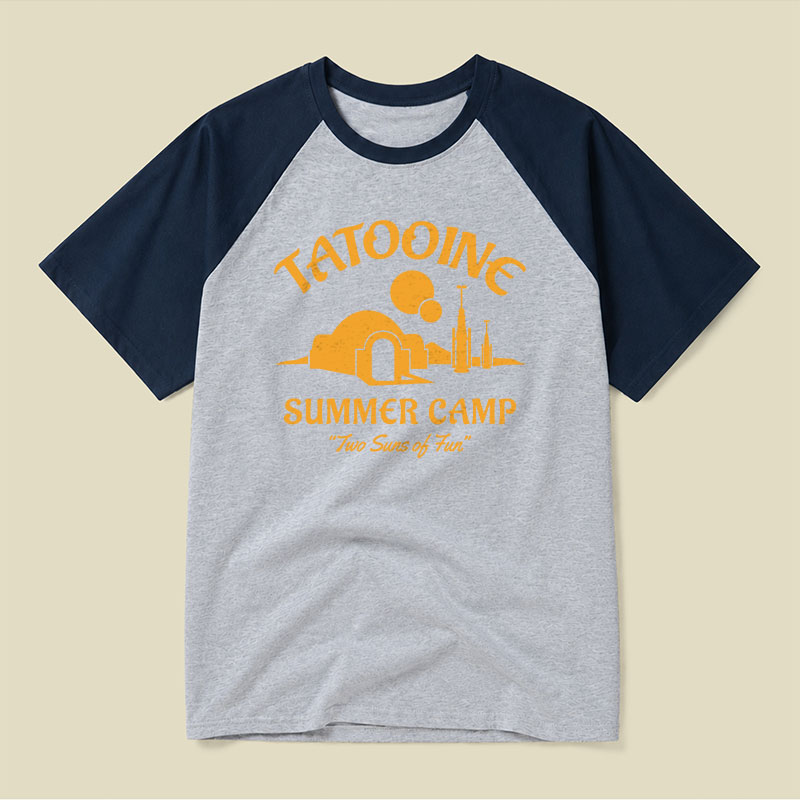 Two Suns of Fun Raglan T-shirt