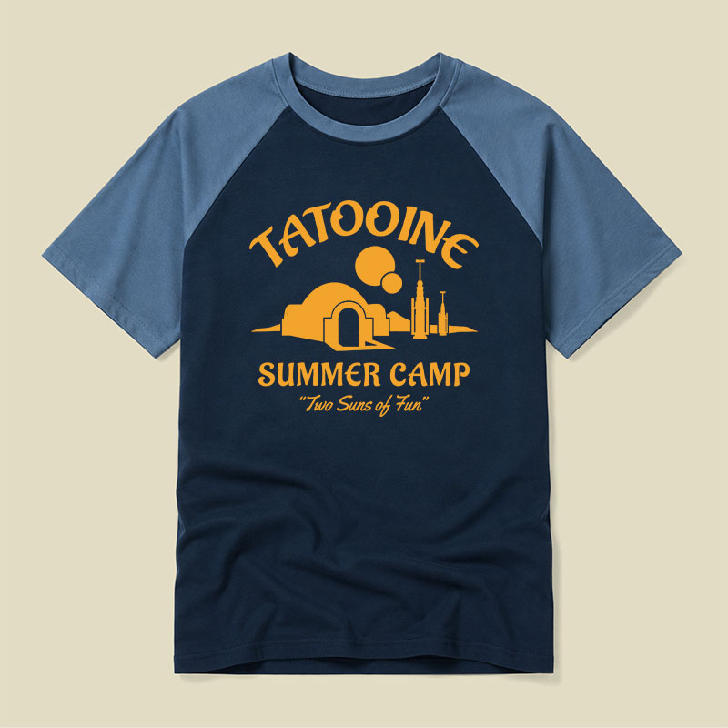 Two Suns of Fun Raglan T-shirt