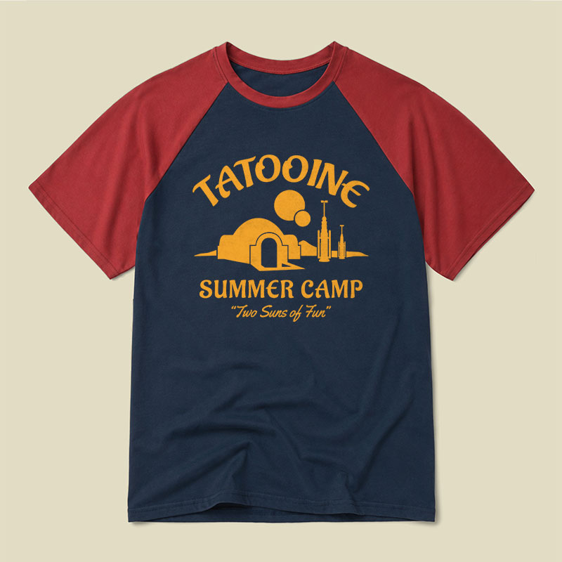 Two Suns of Fun Raglan T-shirt