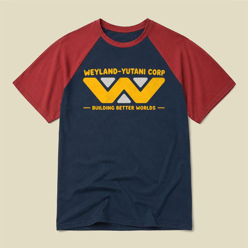 Weyland-Yutani Corp Building Better Worlds Raglan T-shirt