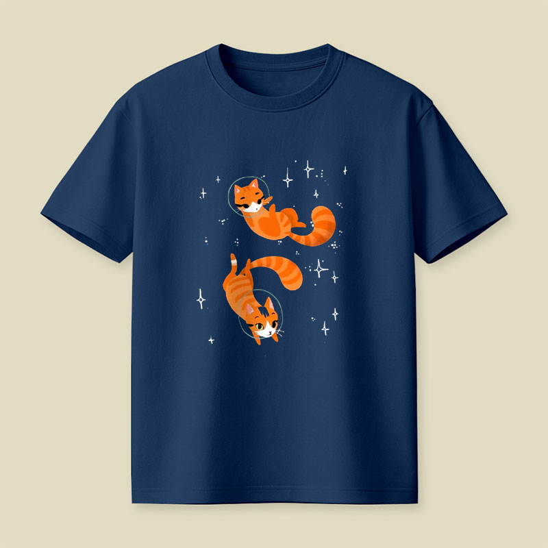 Space Cat Playful T-Shirt
