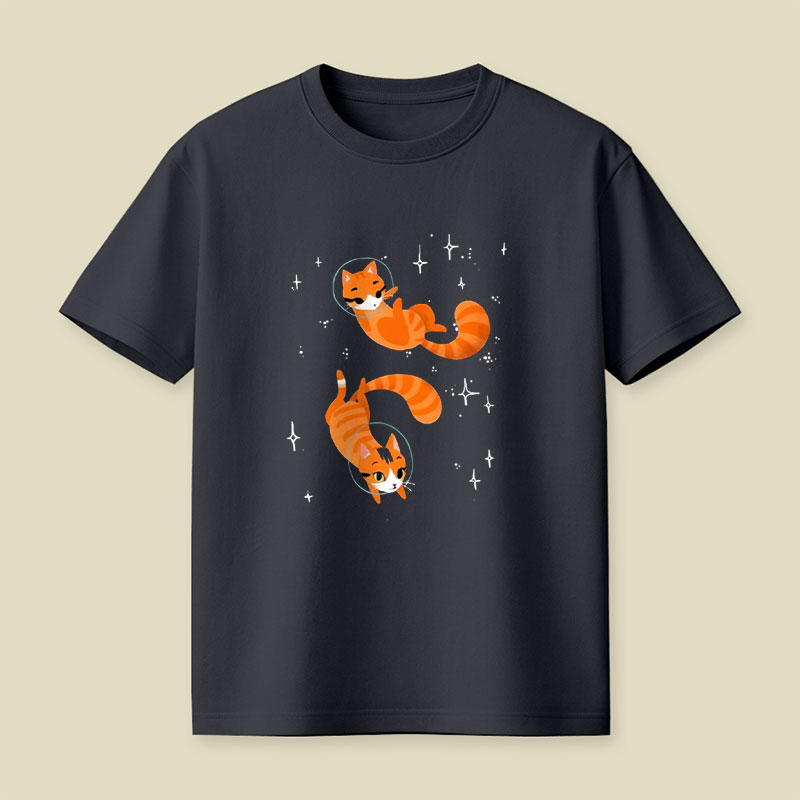 Space Cat Playful T-Shirt