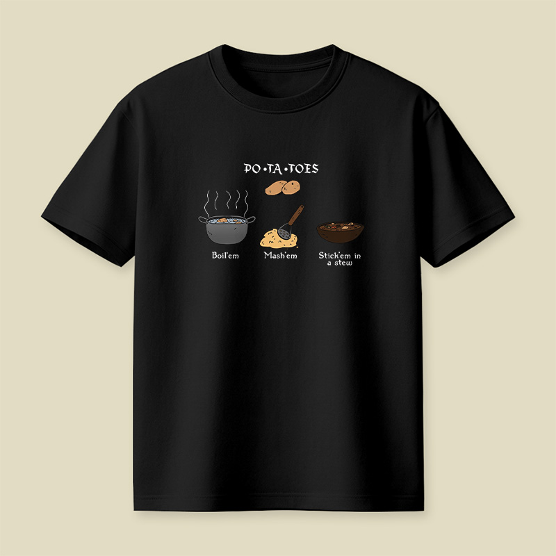 PO-TA-TOES Playful T-Shirt
