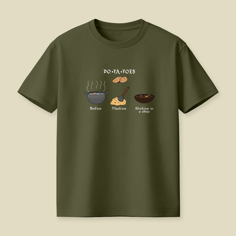 PO-TA-TOES Playful T-Shirt
