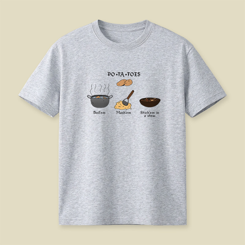 PO-TA-TOES Playful T-Shirt
