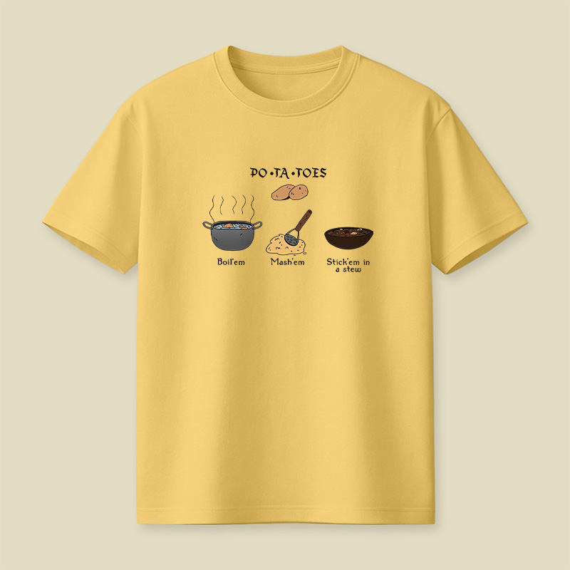 PO-TA-TOES Playful T-Shirt