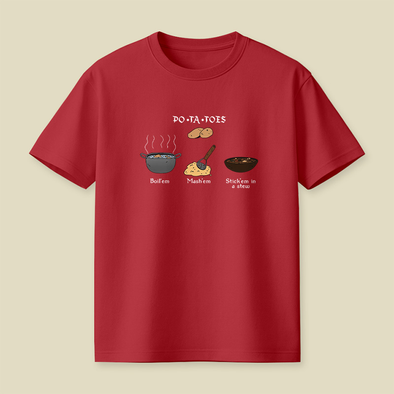 PO-TA-TOES Playful T-Shirt