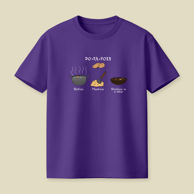 PO-TA-TOES Playful T-Shirt