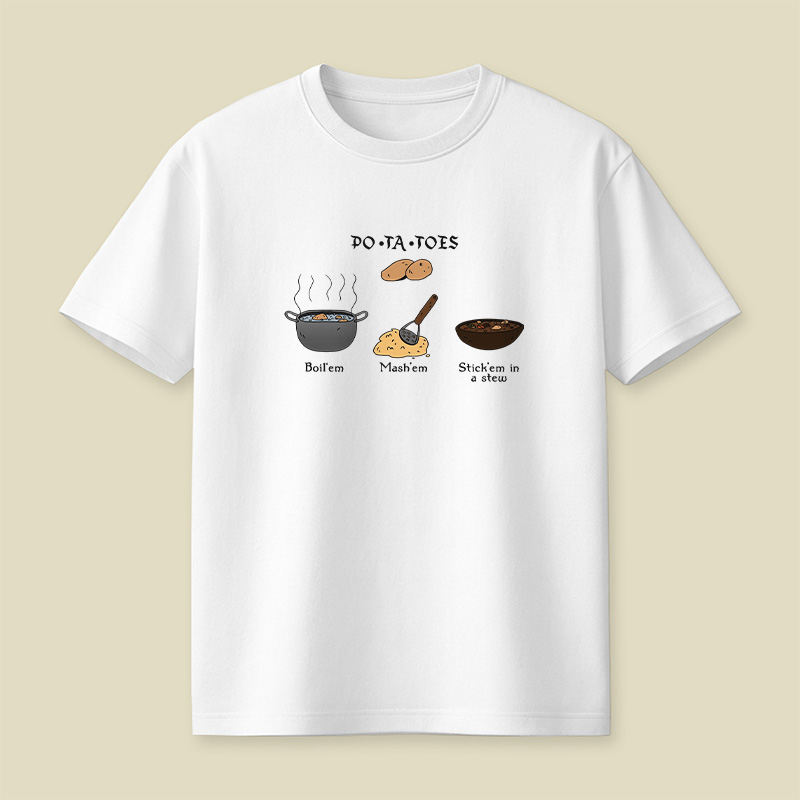 PO-TA-TOES Playful T-Shirt