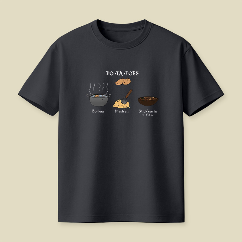 PO-TA-TOES Playful T-Shirt