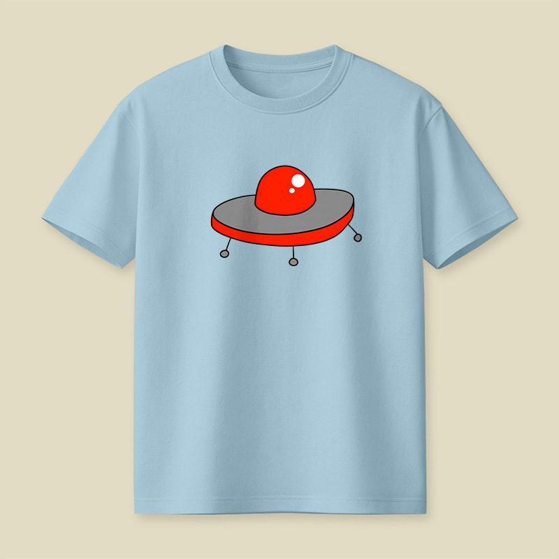 Red UFO Playful T-Shirt