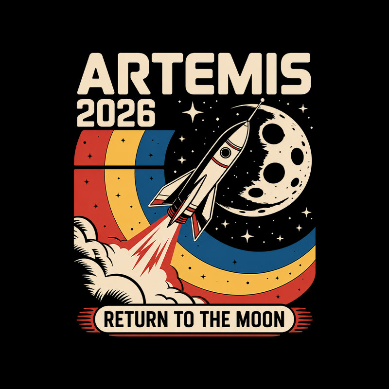 Artemis 2 Playful T-Shirt