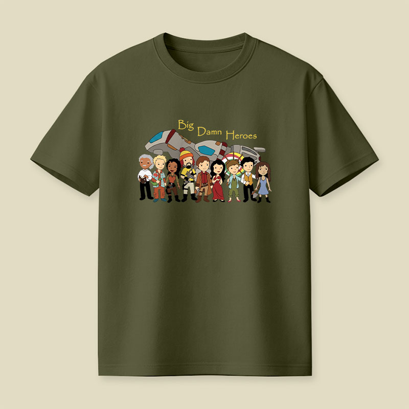 Big Damn Heroes Playful T-Shirt