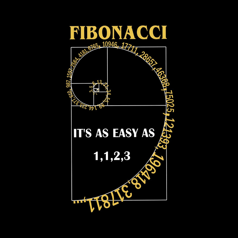 Fibonacci It Is As Easy As 1 1 2 3 Playful T-Shirt