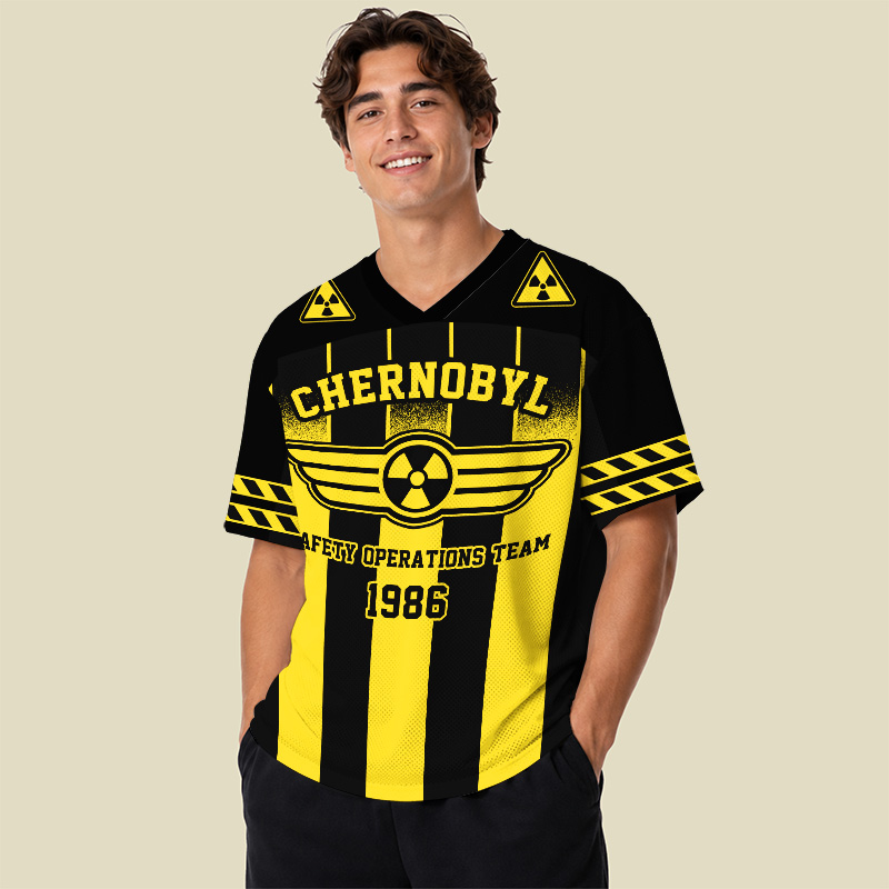 Chernobyl 1986 Safety Operations Team Playful Mesh Jersey