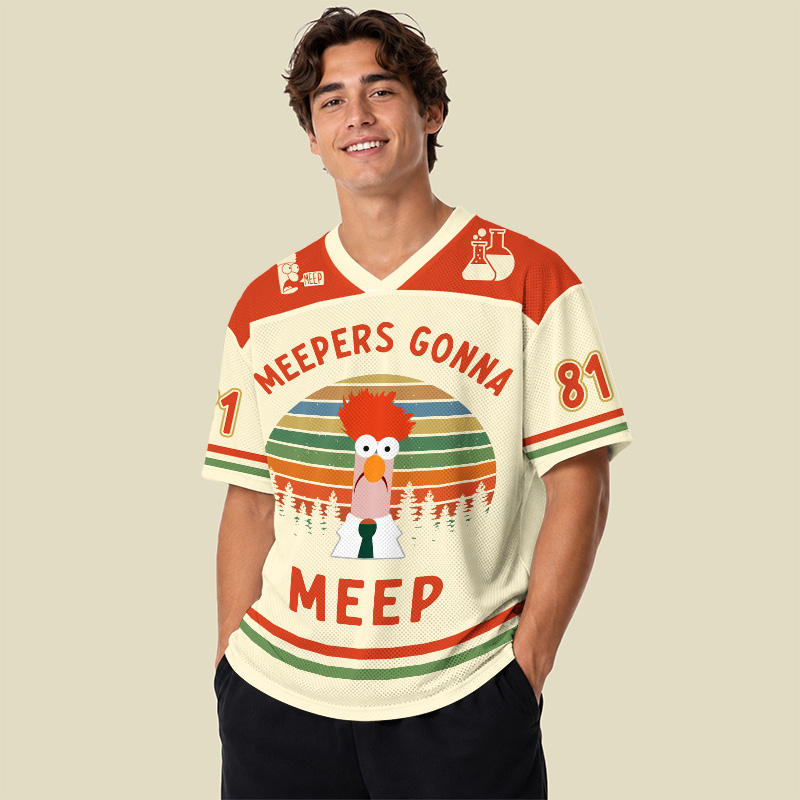 Meepers Gonna Meep Playful Mesh Jersey