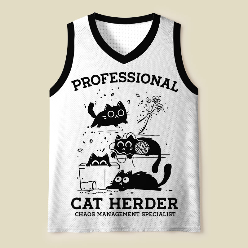 Professional Cat Herder Mesh Tank Top