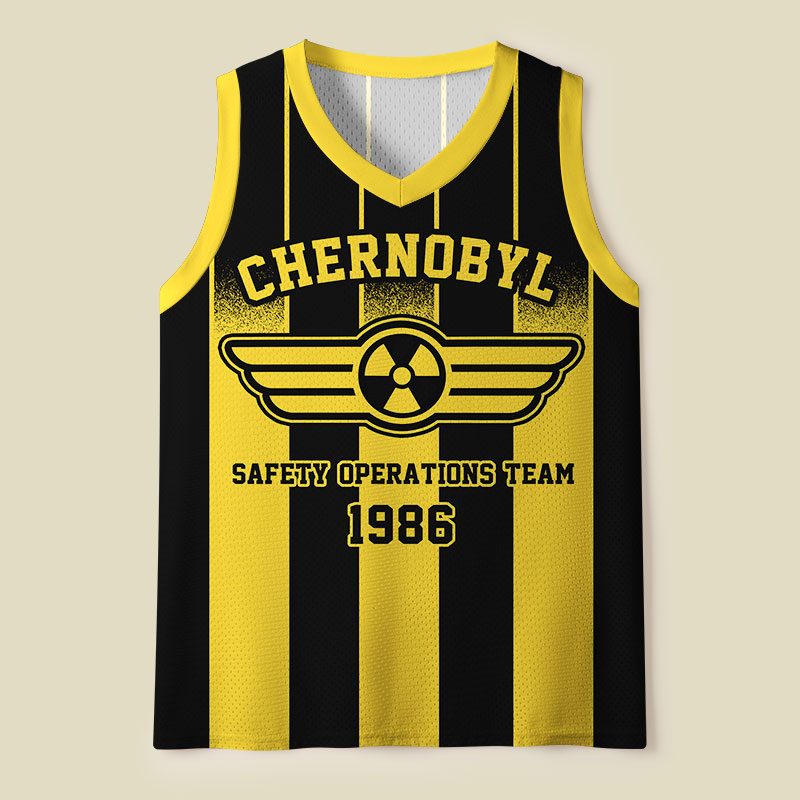Chernobyl 1986 Safety Operations Team Mesh Tank Top