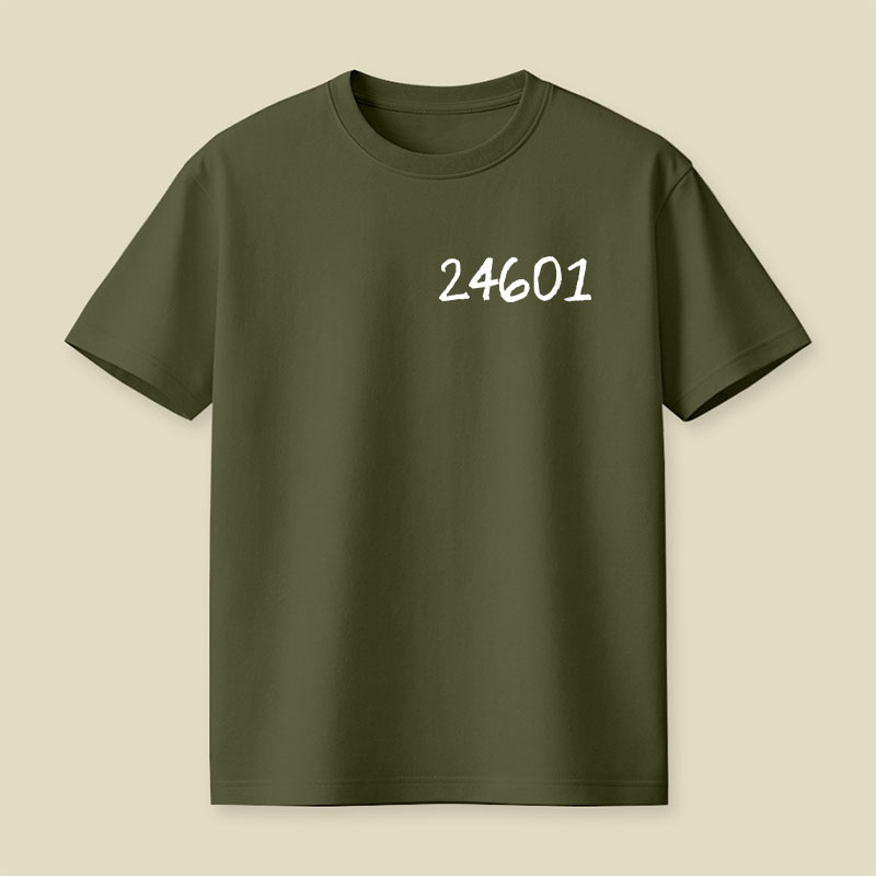 24601 Minimal Typography Playful T-Shirt