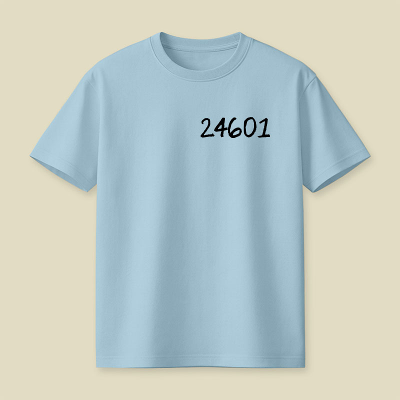 24601 Minimal Typography Playful T-Shirt