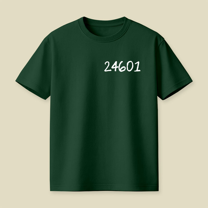 24601 Minimal Typography Playful T-Shirt