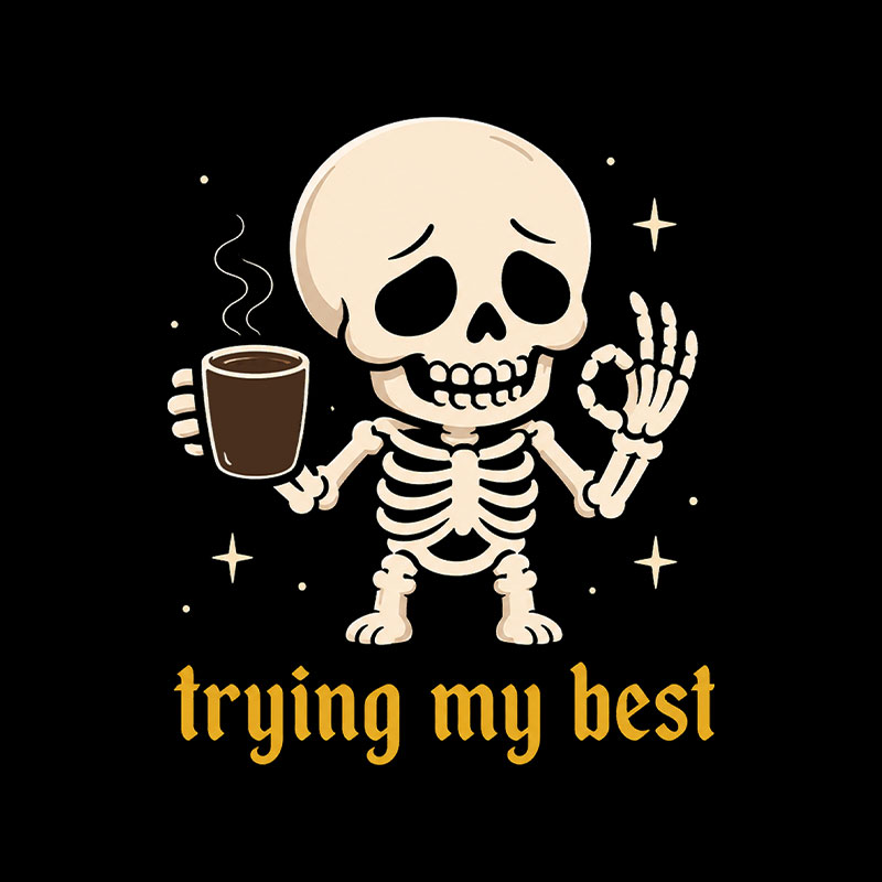 Trying My Best Playful T-Shirt