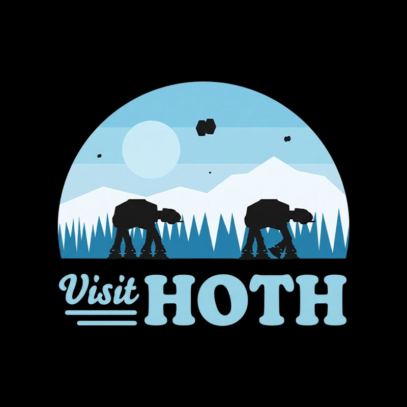 Visit Hoth Playful T-Shirt