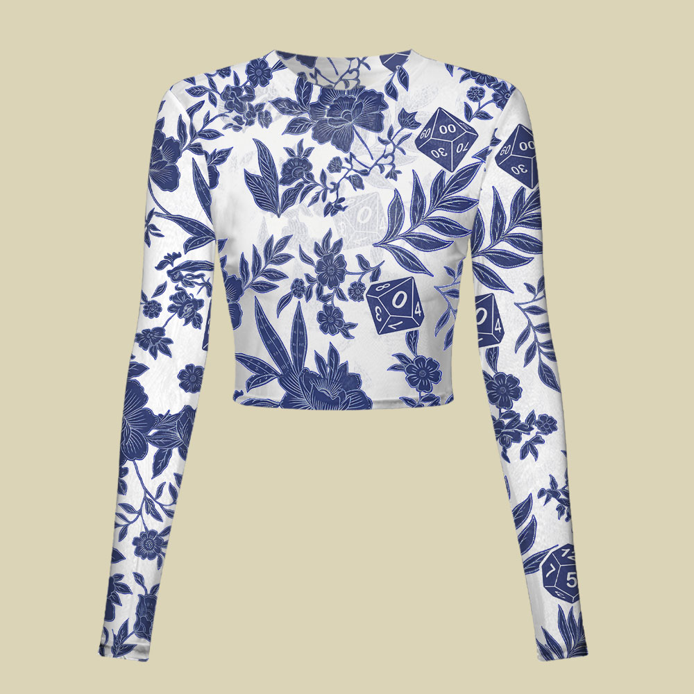 Rolling In Indigo Slim Fit Mesh Top