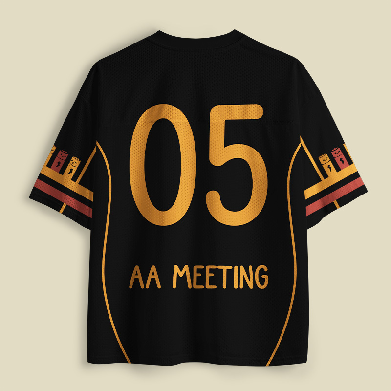 AA MEETING Playful Mesh Jersey