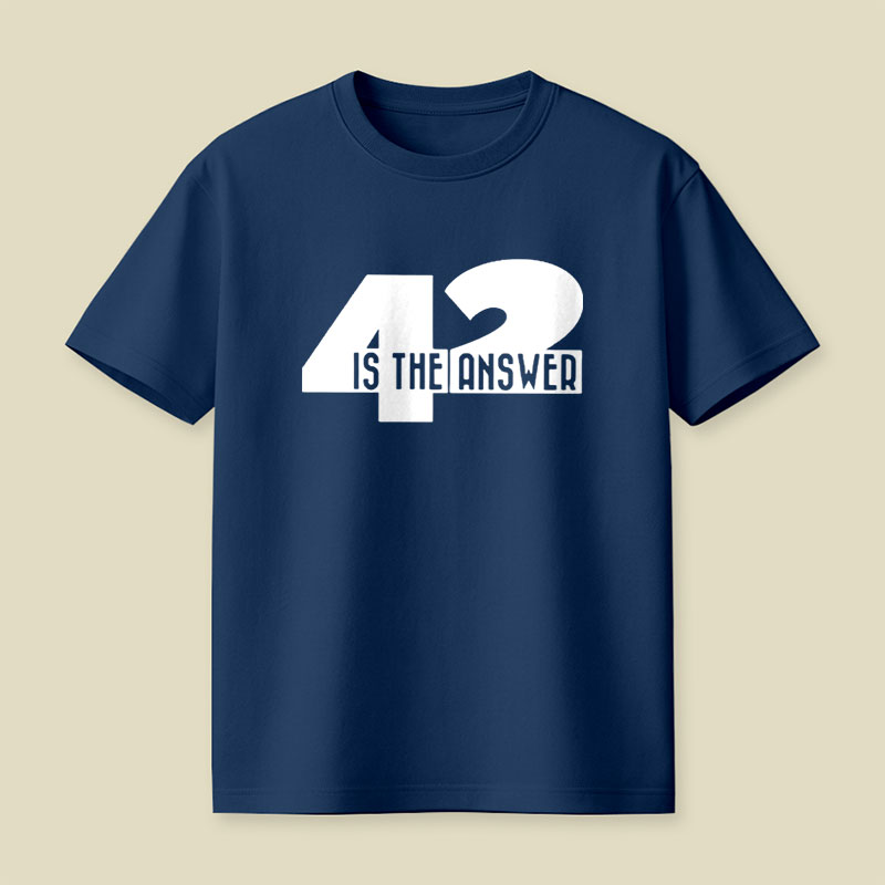 42 Is The Answer Playful T-Shirt