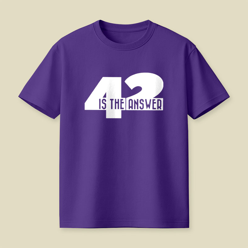 42 Is The Answer Playful T-Shirt