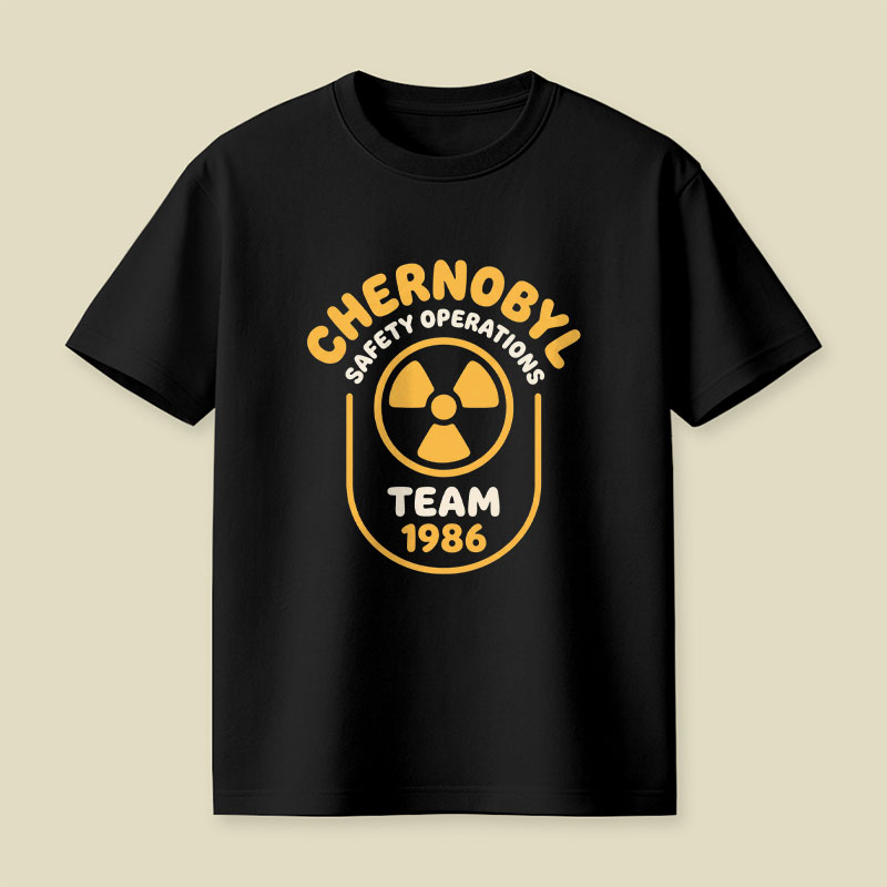 Chernobyl Safety Operations Team 1986 Logo Playful T-Shirt