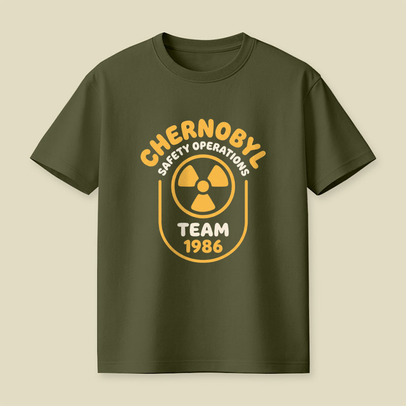 Chernobyl Safety Operations Team 1986 Logo Playful T-Shirt