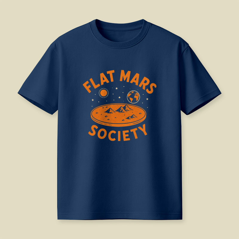 Flat Mars Society Playful T-Shirt