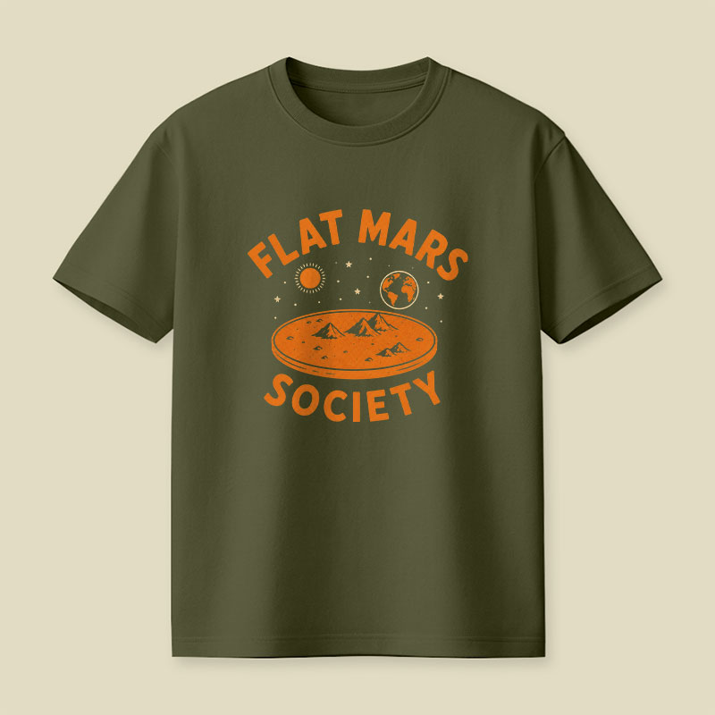 Flat Mars Society Playful T-Shirt
