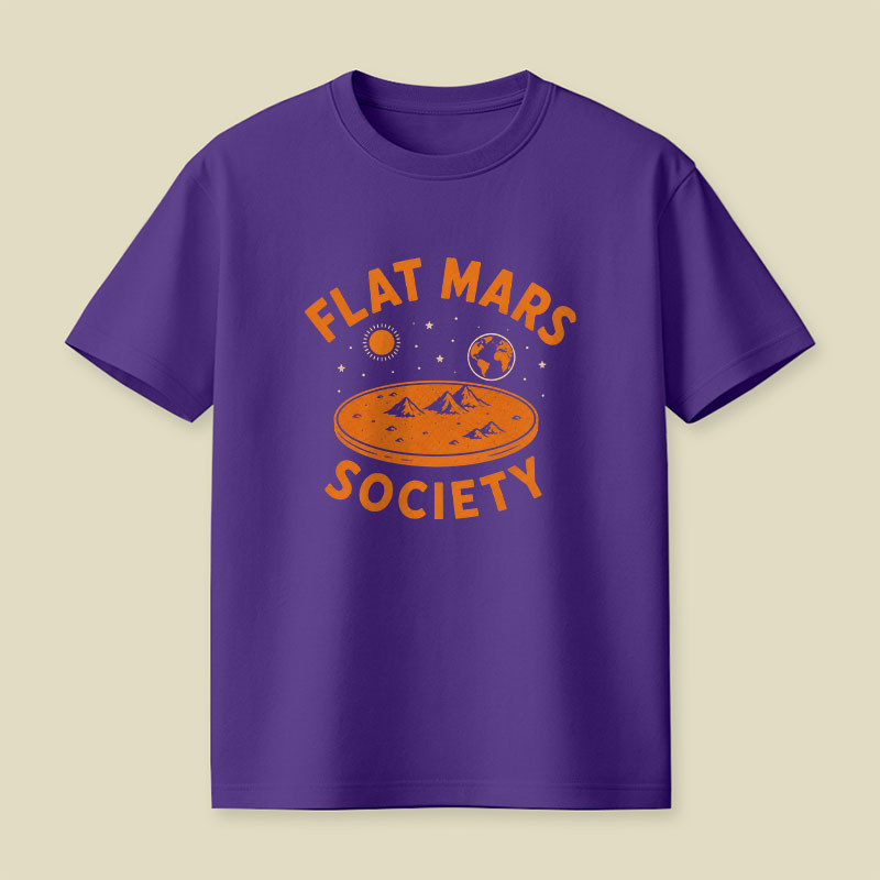 Flat Mars Society Playful T-Shirt