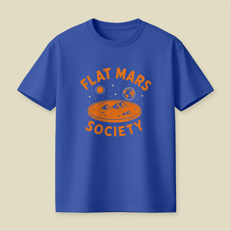 Flat Mars Society Playful T-Shirt