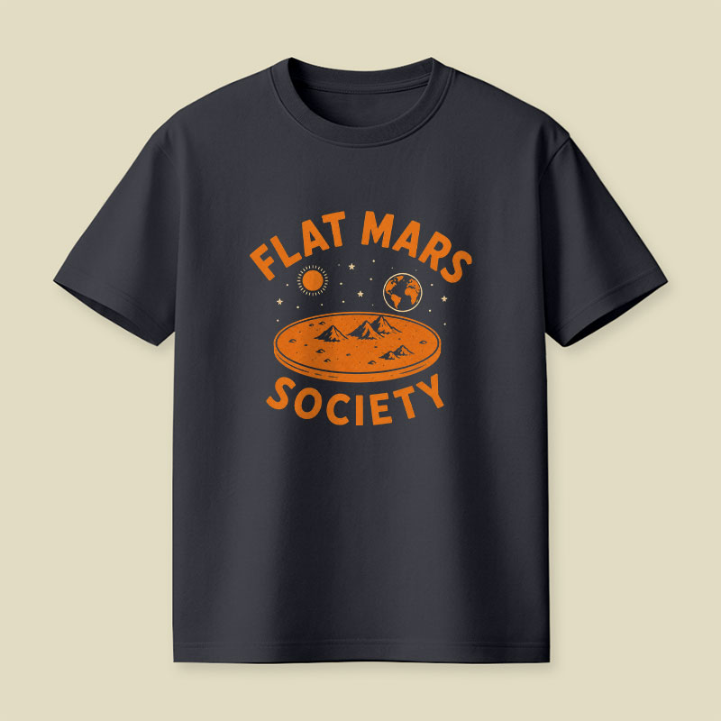 Flat Mars Society Playful T-Shirt