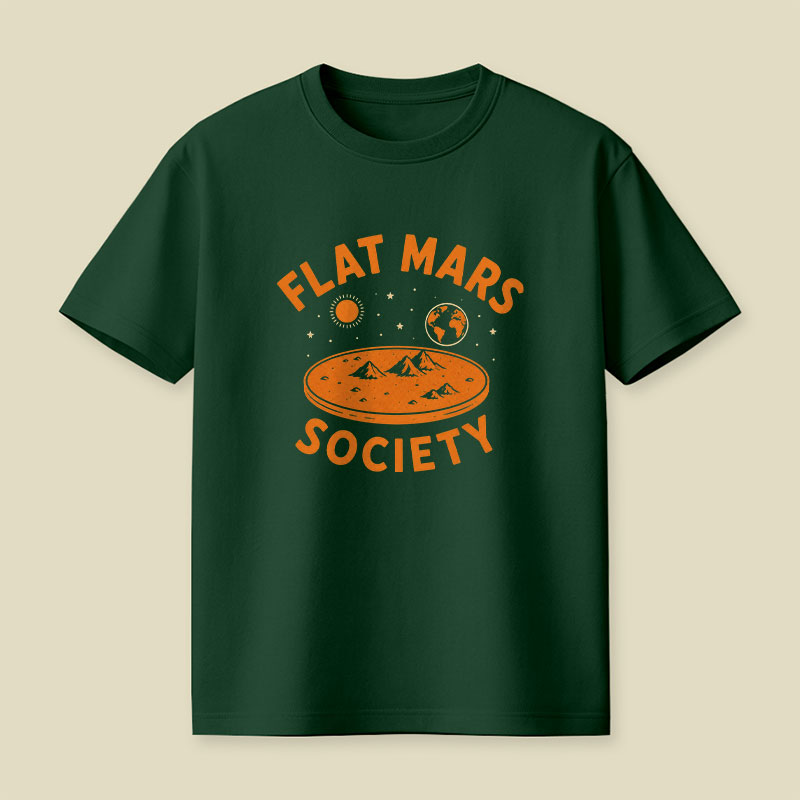 Flat Mars Society Playful T-Shirt