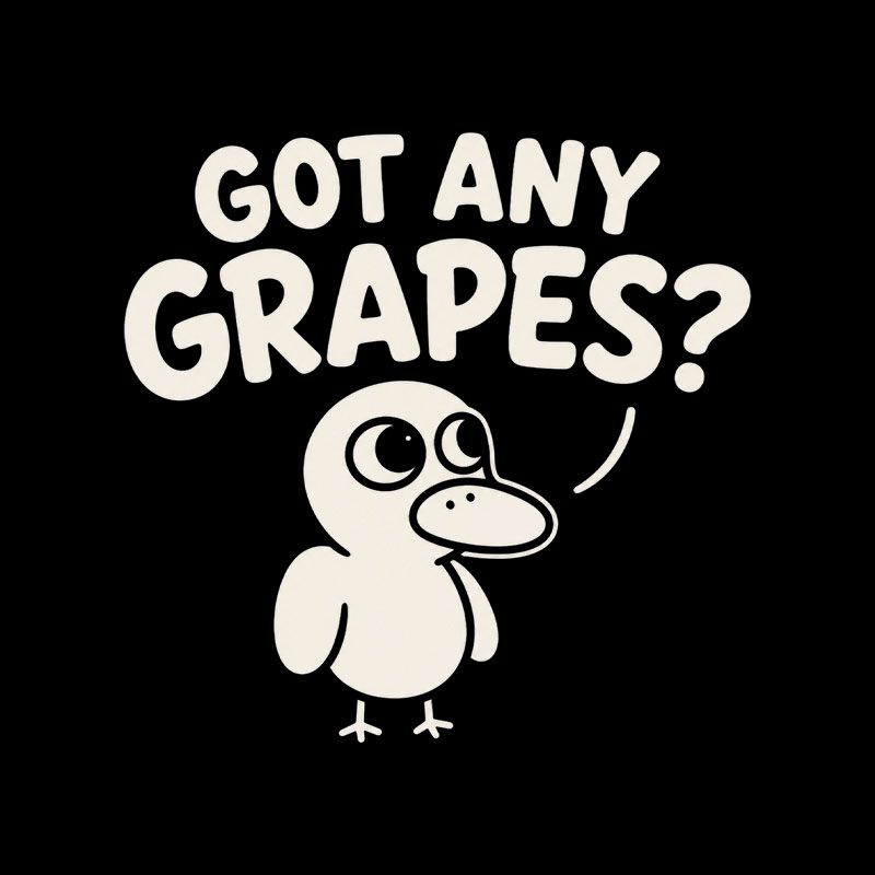 Got Any Grapes Playful T-Shirt