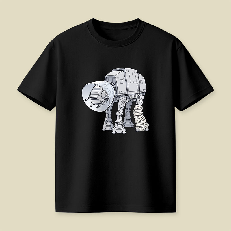 Injured AT-AT Walker Playful T-Shirt