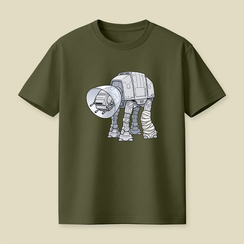 Injured AT-AT Walker Playful T-Shirt
