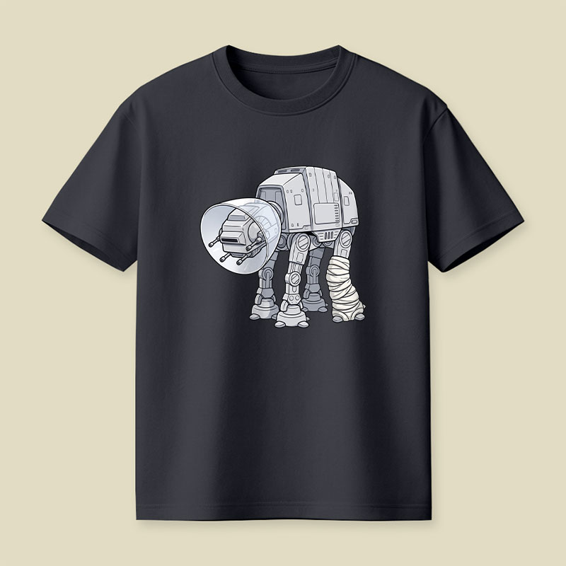 Injured AT-AT Walker Playful T-Shirt