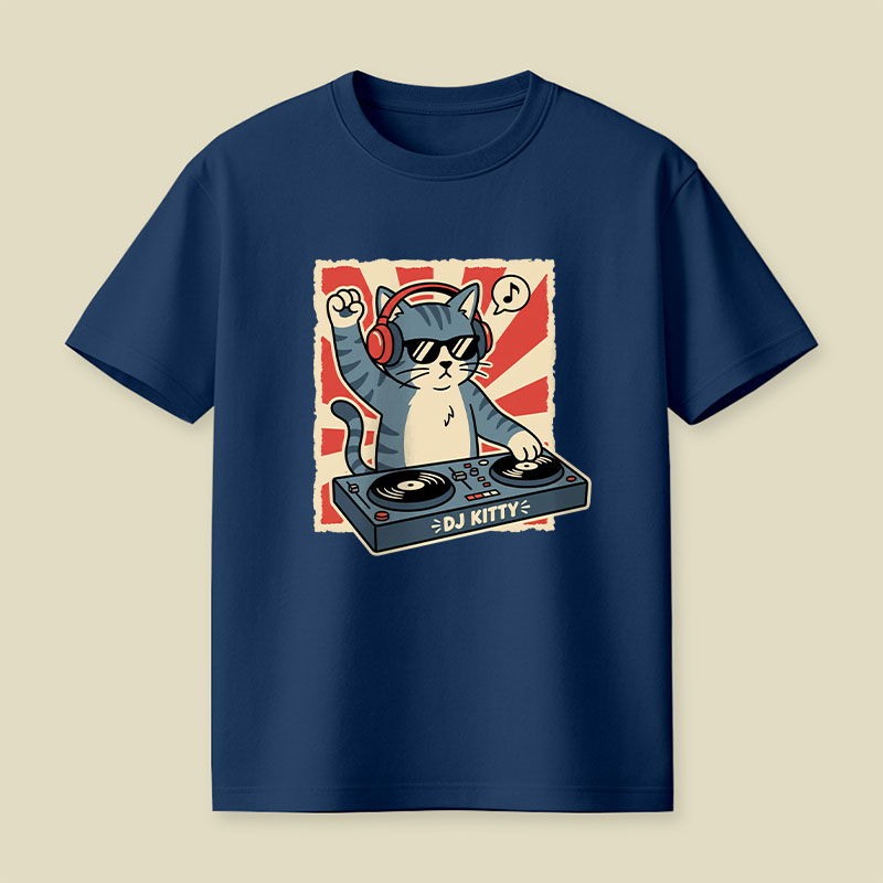 Music Cat Playful T-Shirt