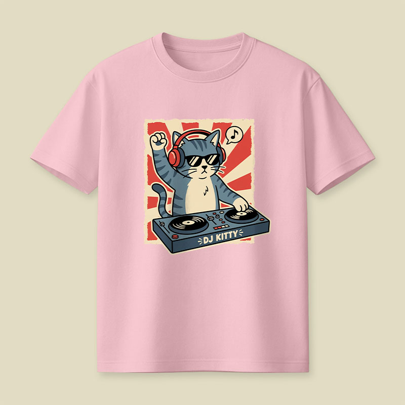 Music Cat Playful T-Shirt