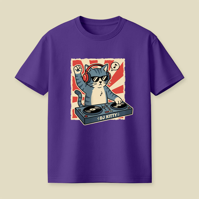 Music Cat Playful T-Shirt