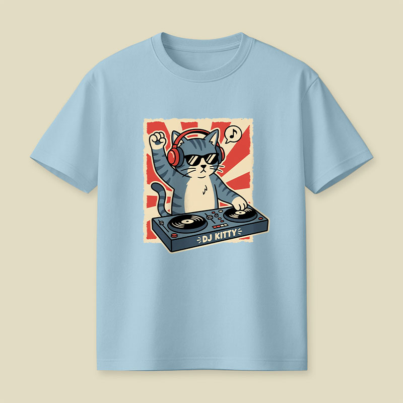 Music Cat Playful T-Shirt